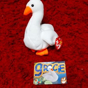 Gracie Beanie Baby with Character Card